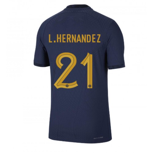 Lacne Muži Futbalové dres Francúzsko Lucas Hernandez #21 MS 2022 Krátky Rukáv - Domáci